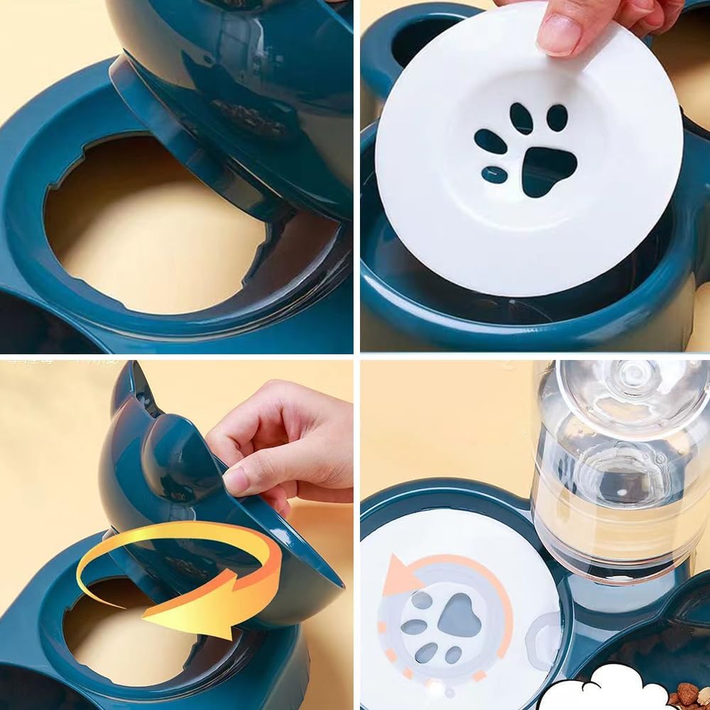 Cat Pet Bowl Set