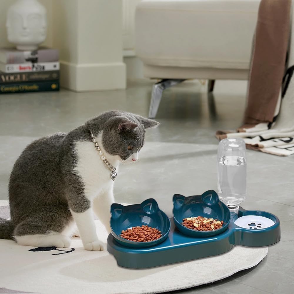 Cat Pet Bowl Set