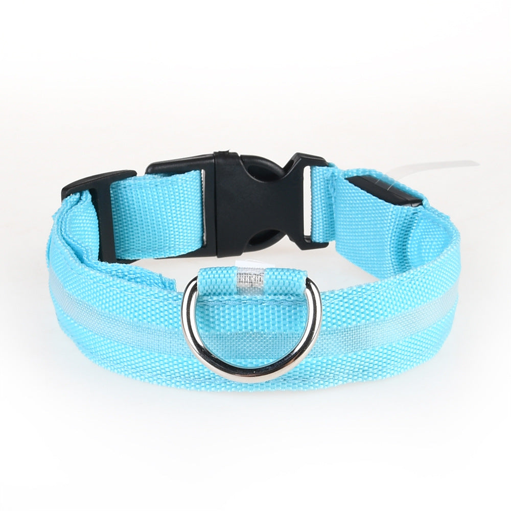 Adjustable Luminous Dog Collar for Night Safety